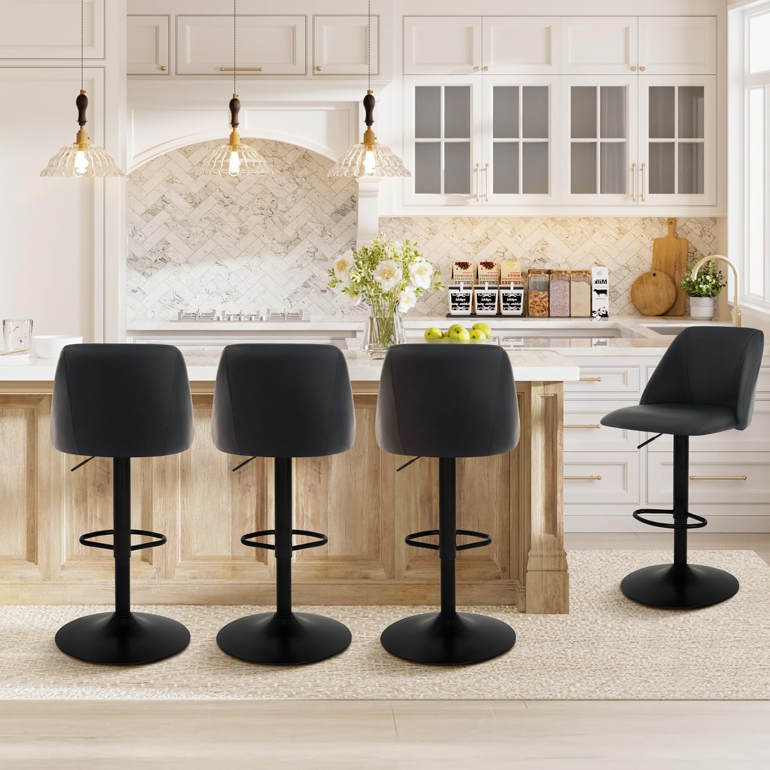 COLAMY Bar Stools Set of 4