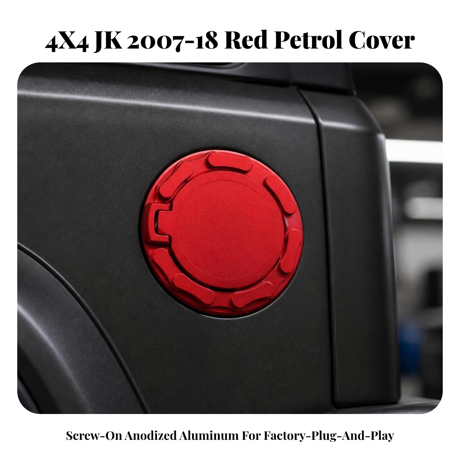 Tapa Universal para con Tapa pósito Aleación Aluminio Ligera y Durara con Forma Redonda Compatible con Serie Acuado para Reemplazo Piezas Automóvil, Titanio