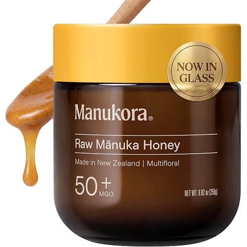 Manukora Raw Manuka Honey MGO 50+ New Zealand, Non-GMO, Daily Support, 250g