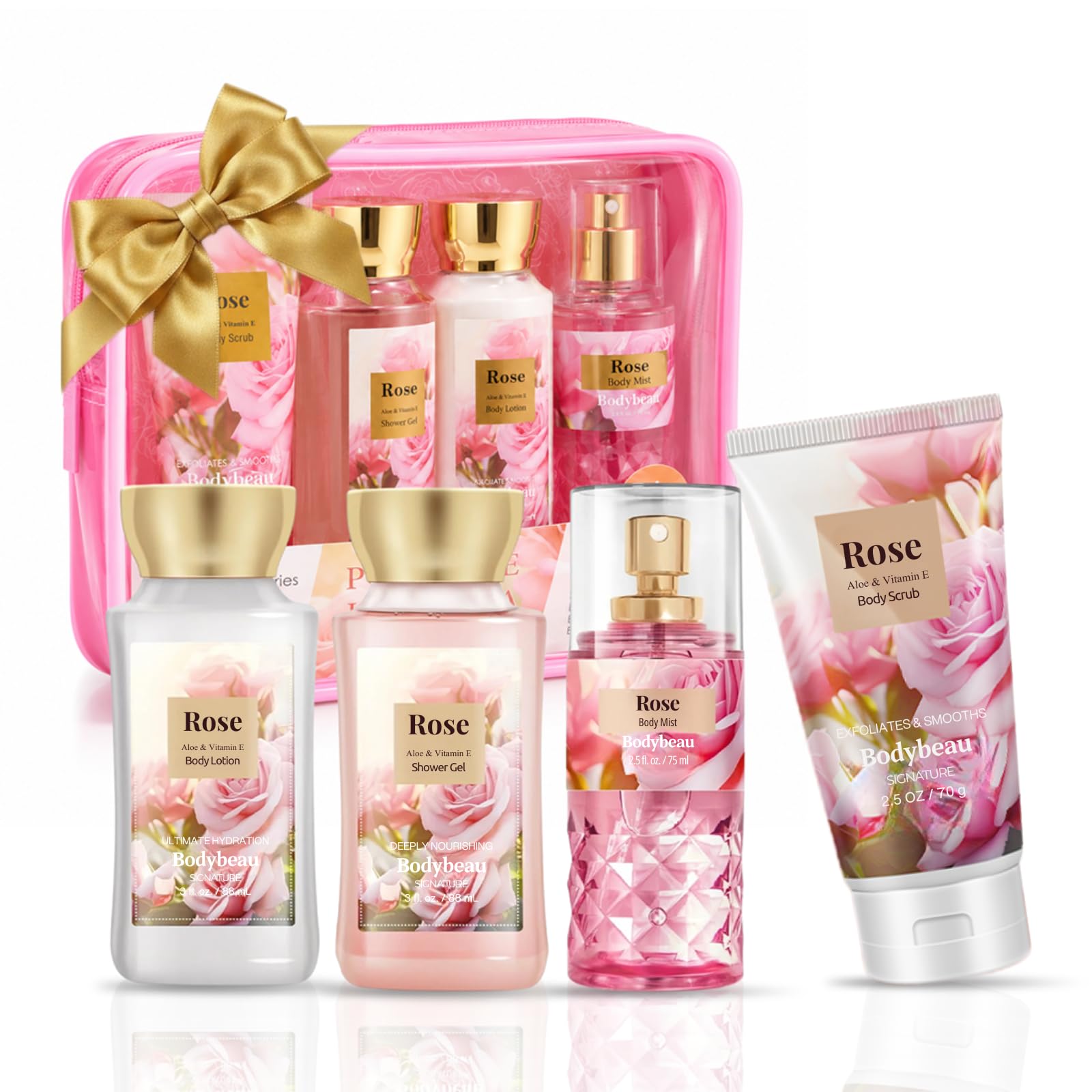 Amazon.com : Rose Spa Gift Set For Women - 4PCS Luxury Bath and