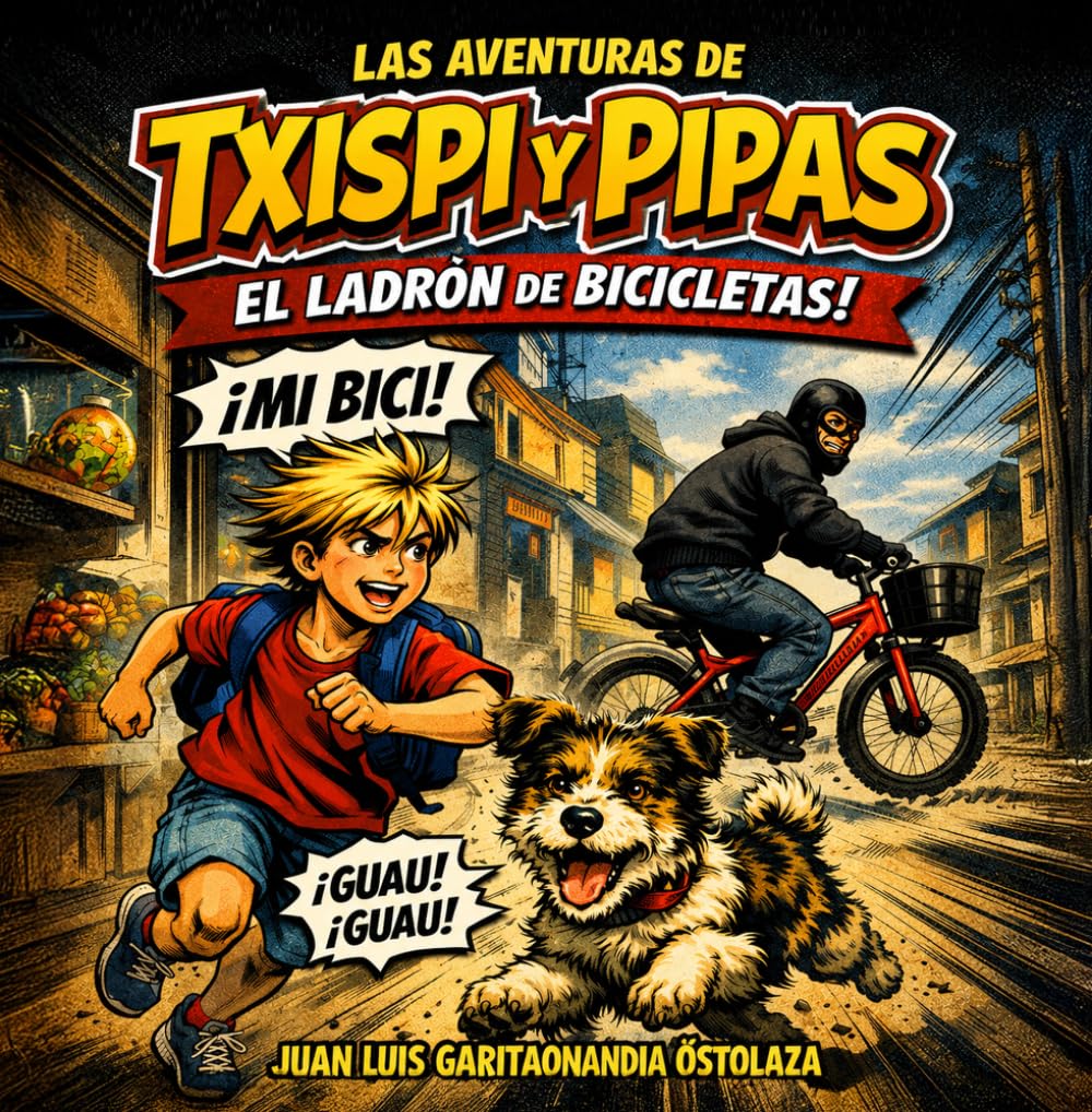 Las aventuras de Txispi y Pipas. El ladrón de bicicletas.
