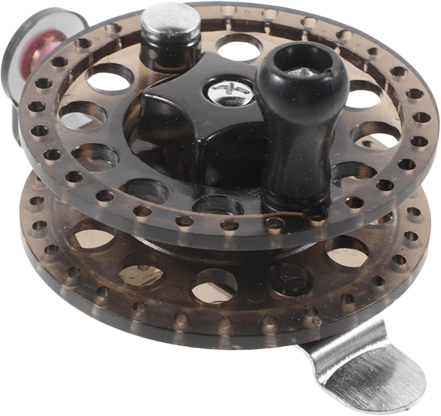 Premium Plastic Fly Fishing Reel Lightweight Outdoor Sea Fishing Gear Durable and Easy to Carry