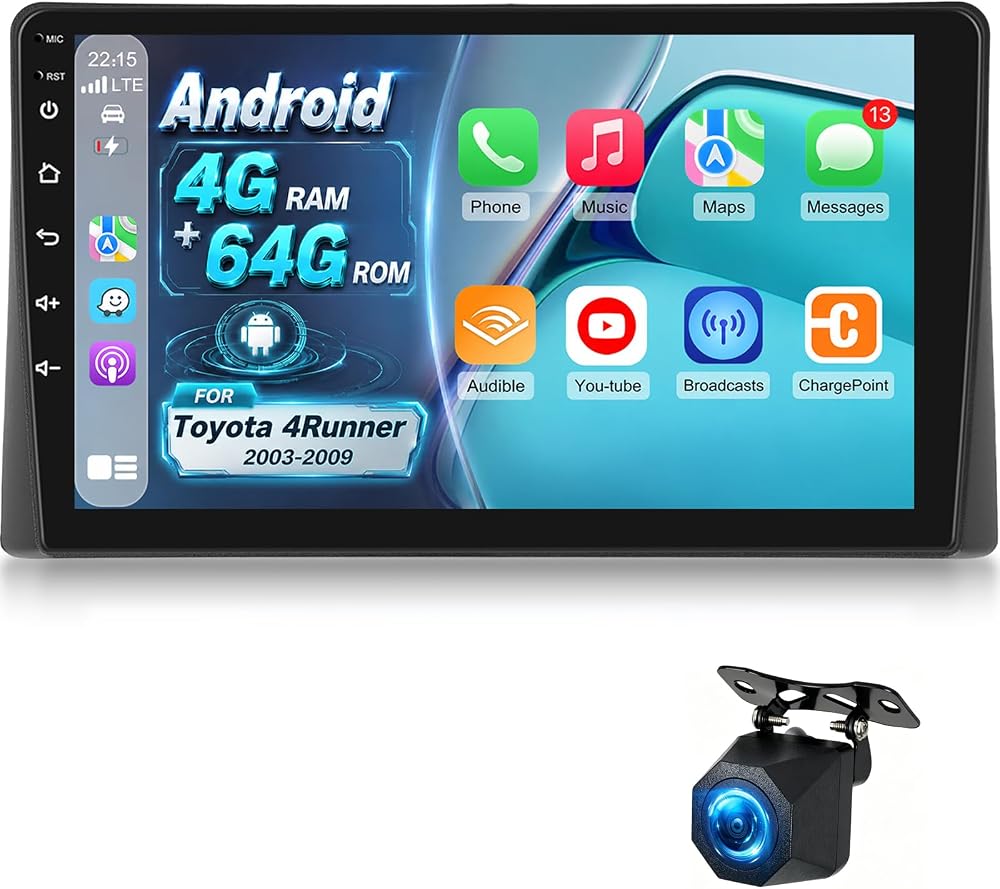 Car Radio Stereo for Toyota 4Runner 2003-2009: 2G+64G — 사진 1