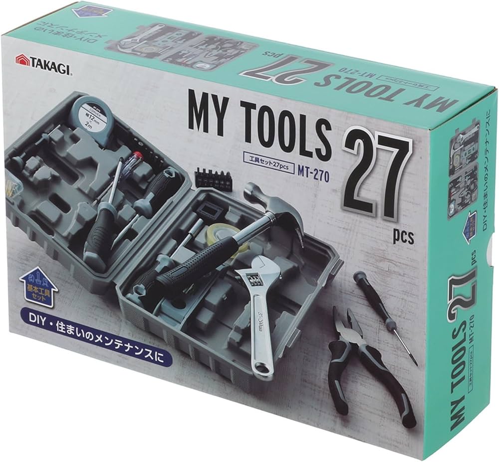 Amazon.co.jp: 髙儀(Takagi) TAKAGI マイツールズ 27pcs MT-270 ホーム