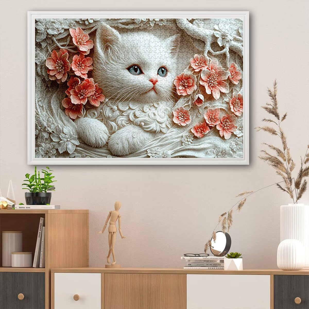Puzzle 4000 elementów dla dorosłych, 4000 elementów, z pudełkiem na prezent, drewniane puzzle dla dorosłych z naturalnym drewnem, prezenty dla kobiet, prezenty dla mężczyzn, duże, drewniane puzzle
