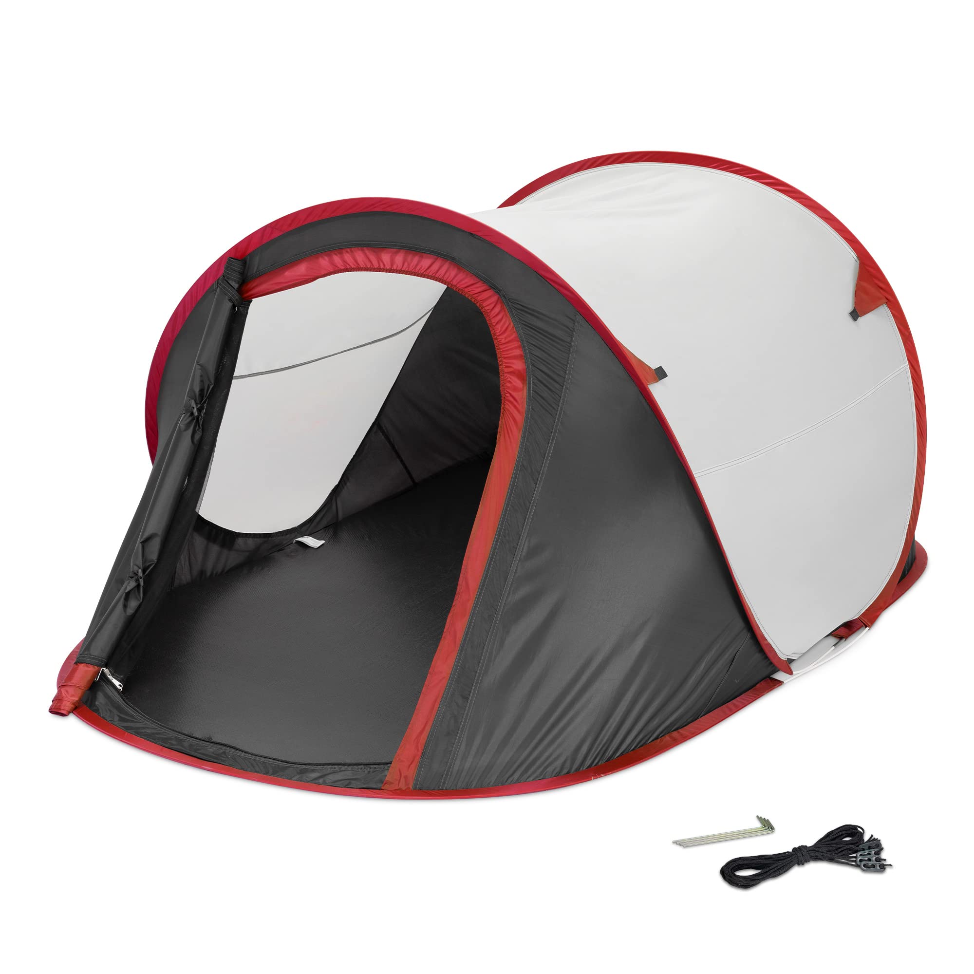JEMIDI Tienda Pop up para 2 Personas - Carpa Instantánea Impermeable con Mosquitero