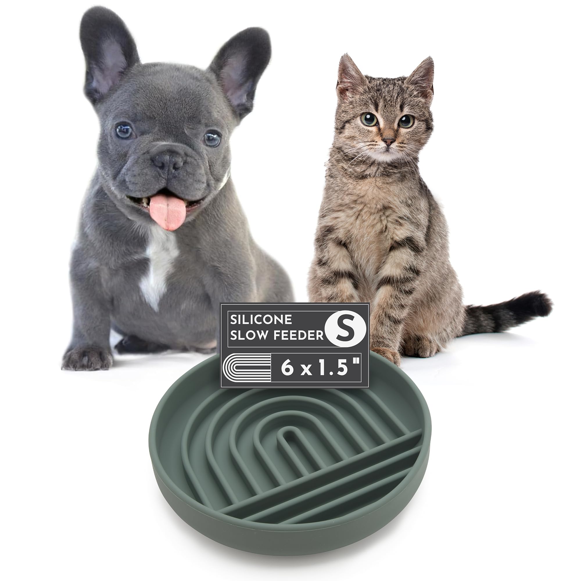 Puzzle Feeder Lick Mat For Dogs - Suction Cups, Freezable, Connectable, Dishwasher Safe, Mental Stimulation (Purple) - View #10