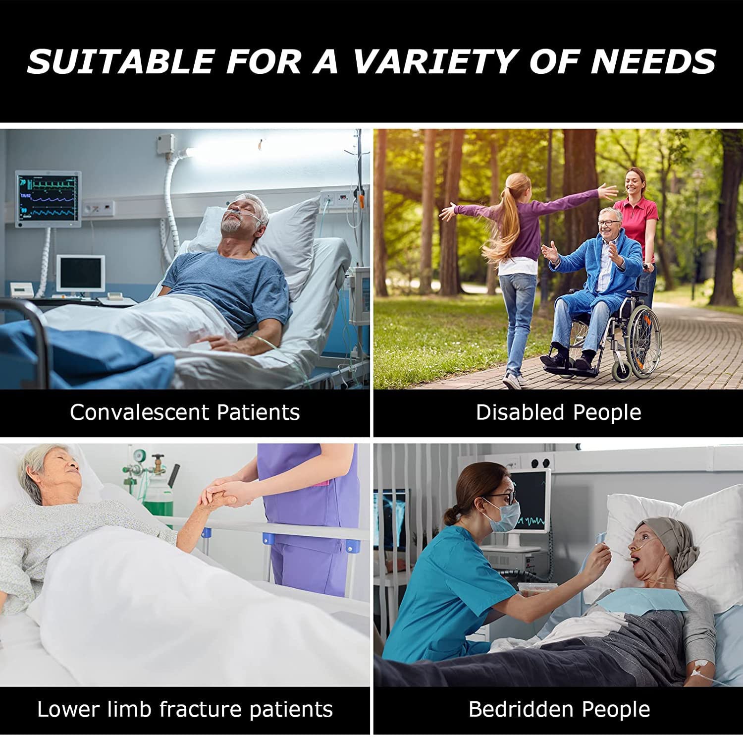 Cinturón de Transferencia de Pacientes, Almohadilla de posicionamiento para Cama con Asas reforzadas para Levantar, rotar, Mover y posicionar Hoja de Transferencia Reutilizable para Pacientes y Disc
