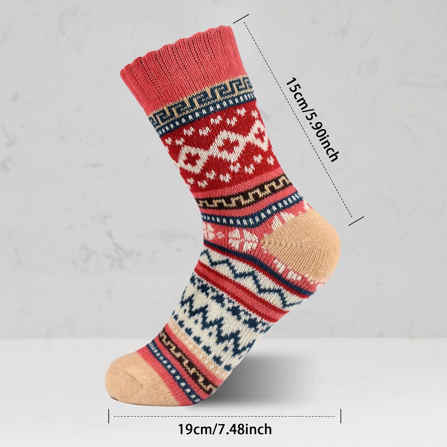 10 Pairs Wool Socks for Women - Image 6