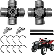Pleoos Front Prop Shaft U-Joint Front Driveshaft Compatible with Polaris RZR Ranger Sportsman General 1000 800 900 700 570 500 OEM# 2202015 3235616 2203703 3260104 3235500