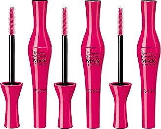 3 x Bourjois Paris Volume Glamour Max Definition Mascara Max Black 10ml