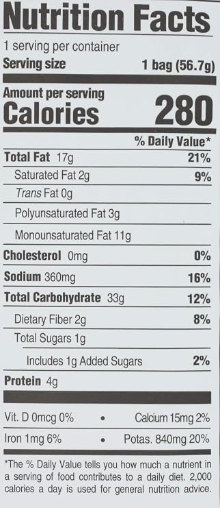 Boulder Canyon Sea Salt & Cracked Pepper Kettle Chips, 2 OZ
