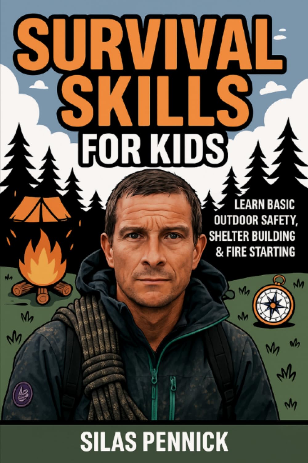 Survival Skills for Kids: Learn Basic Outdoor Safety, Shelter Building & Fire Starting