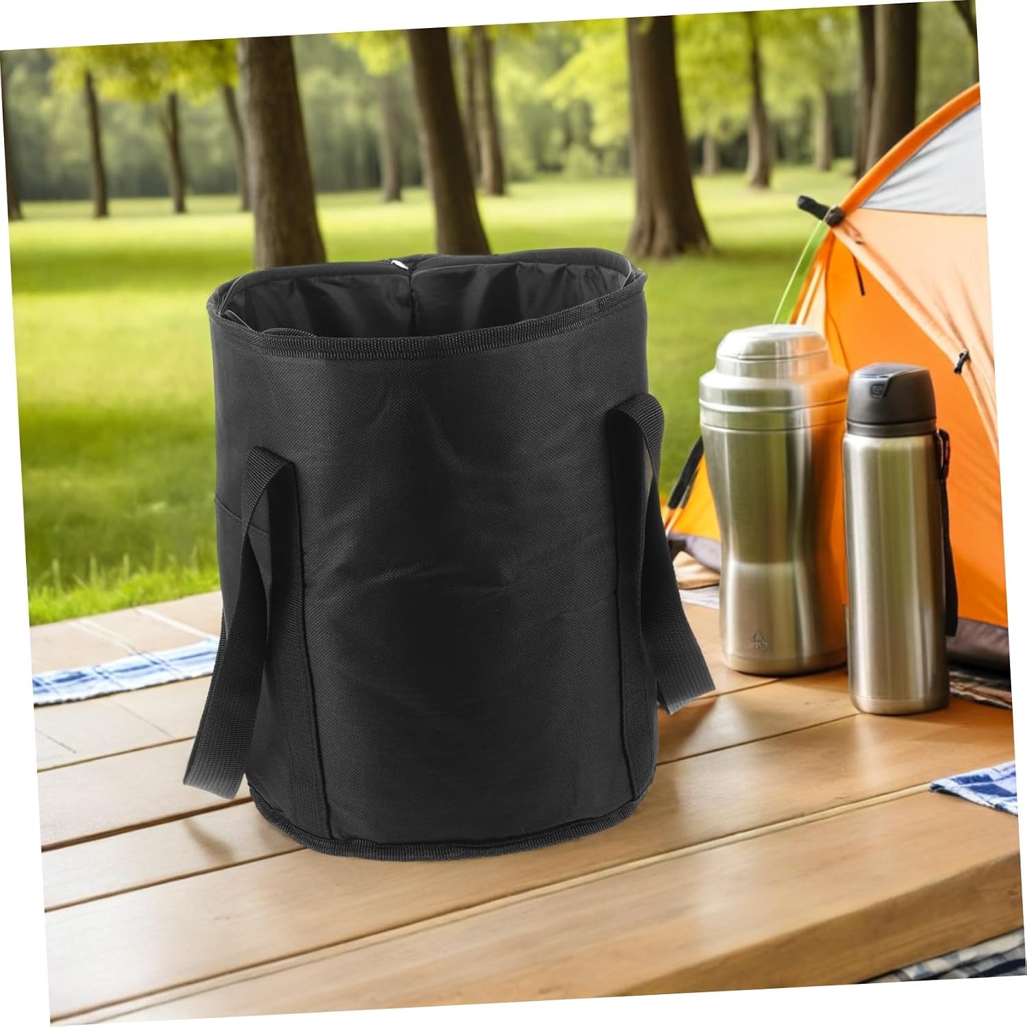 VALICLUD Waterproof Hockey Puck Storage Bag Lightweight Sturdy Ice Hockey Equipment Carry Bag for Travel and Practice with Adjustable Shoulder Strap