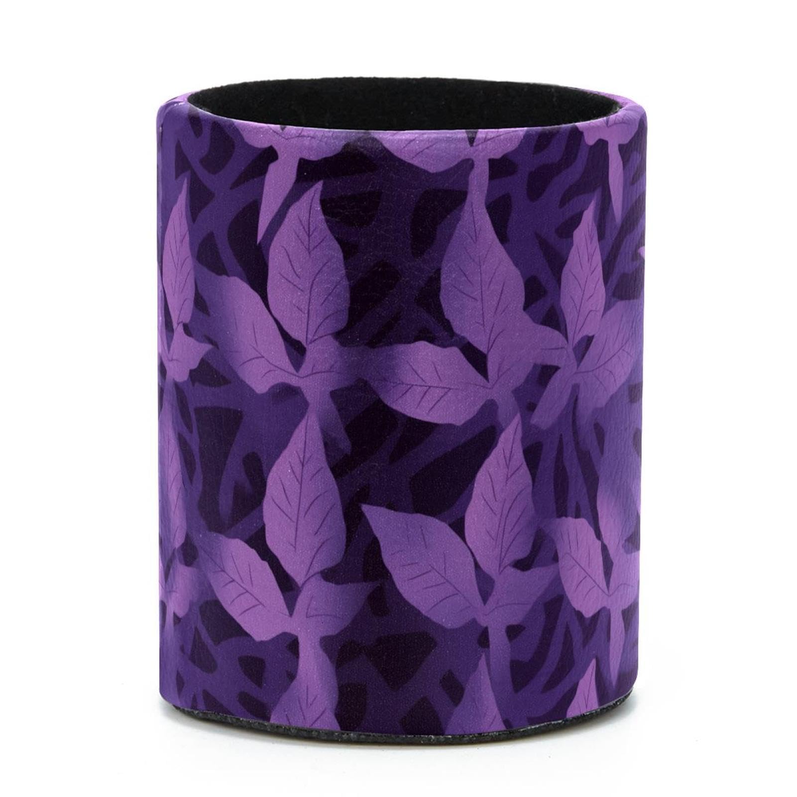 VAPOKF Round Pencil Holders for Desk, Artistic Leaves Pen Holders Pen Pot Makeup Brushes Storage Desktop Stationery Supplies Organiser for Home Office