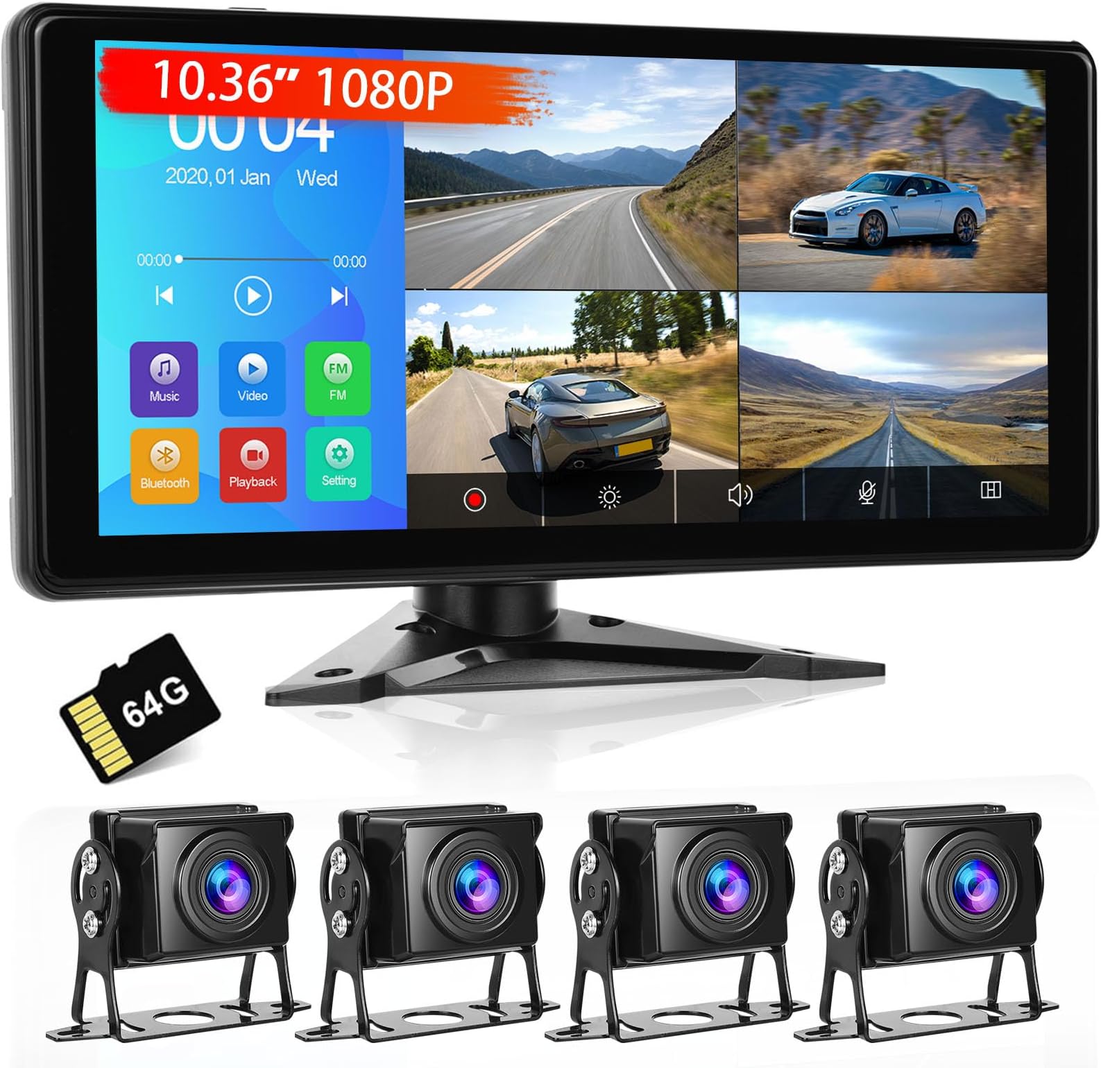 Amazon.com: Brandmotion Commercial and RV 360 Degree SurroundVUE System ...