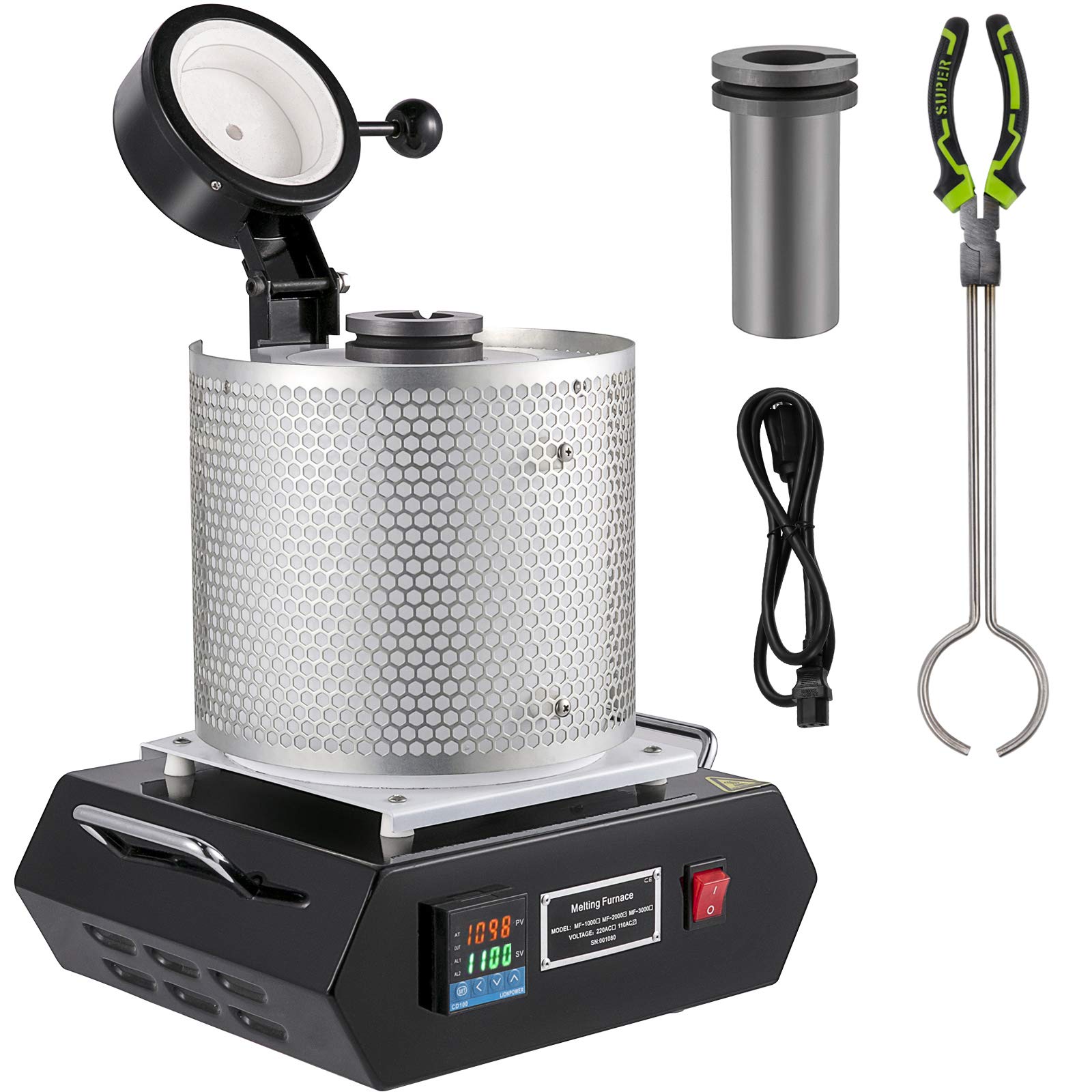 Gold Melting Furnace 1150u2103 /2102 U2109 Electric Digital Melting
