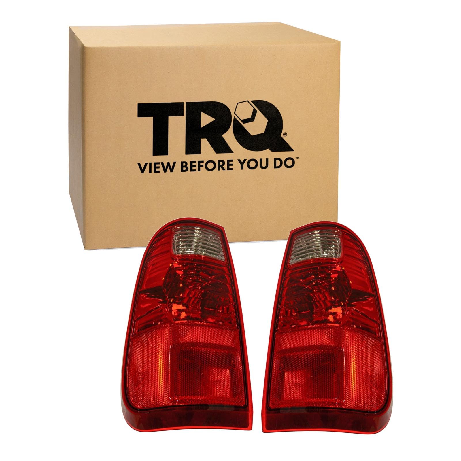 TRQ Halogen Tail Light Assembly Set