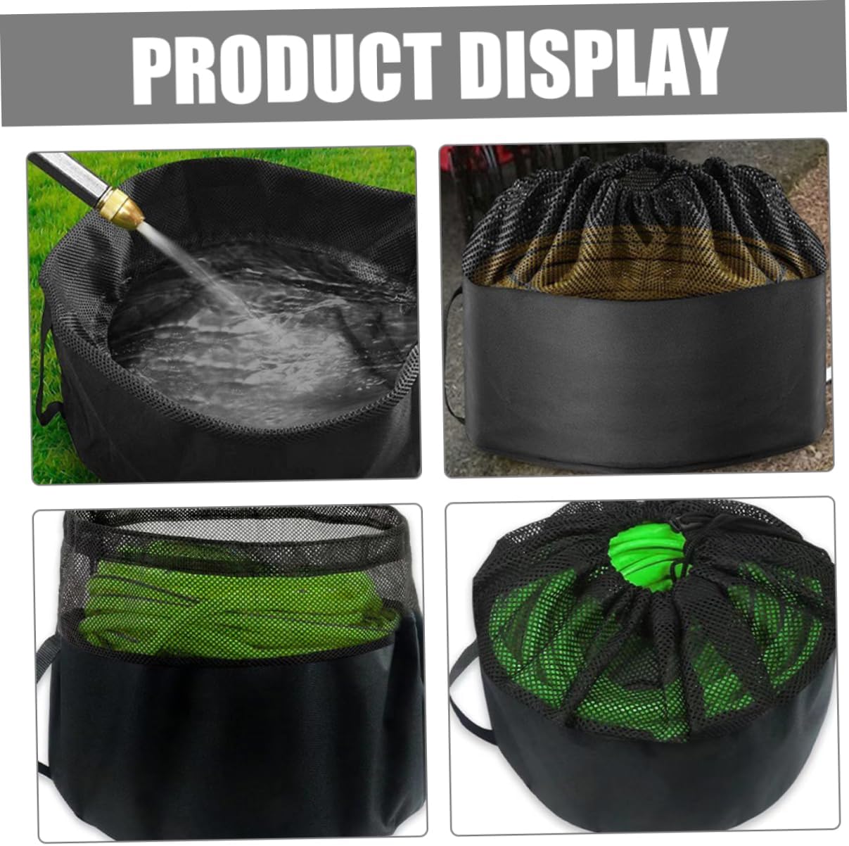 Cabilock Portable Rv Hose Storage Bag Foldable Organizer for Sewer and Water Hoses Multi-purpose Non-woven Carrying for Rv Accessories and Cords