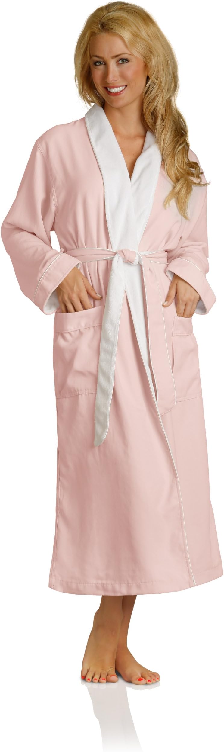 - Luxury Spa Robe - Microfiber with Cotton Terry Lining
