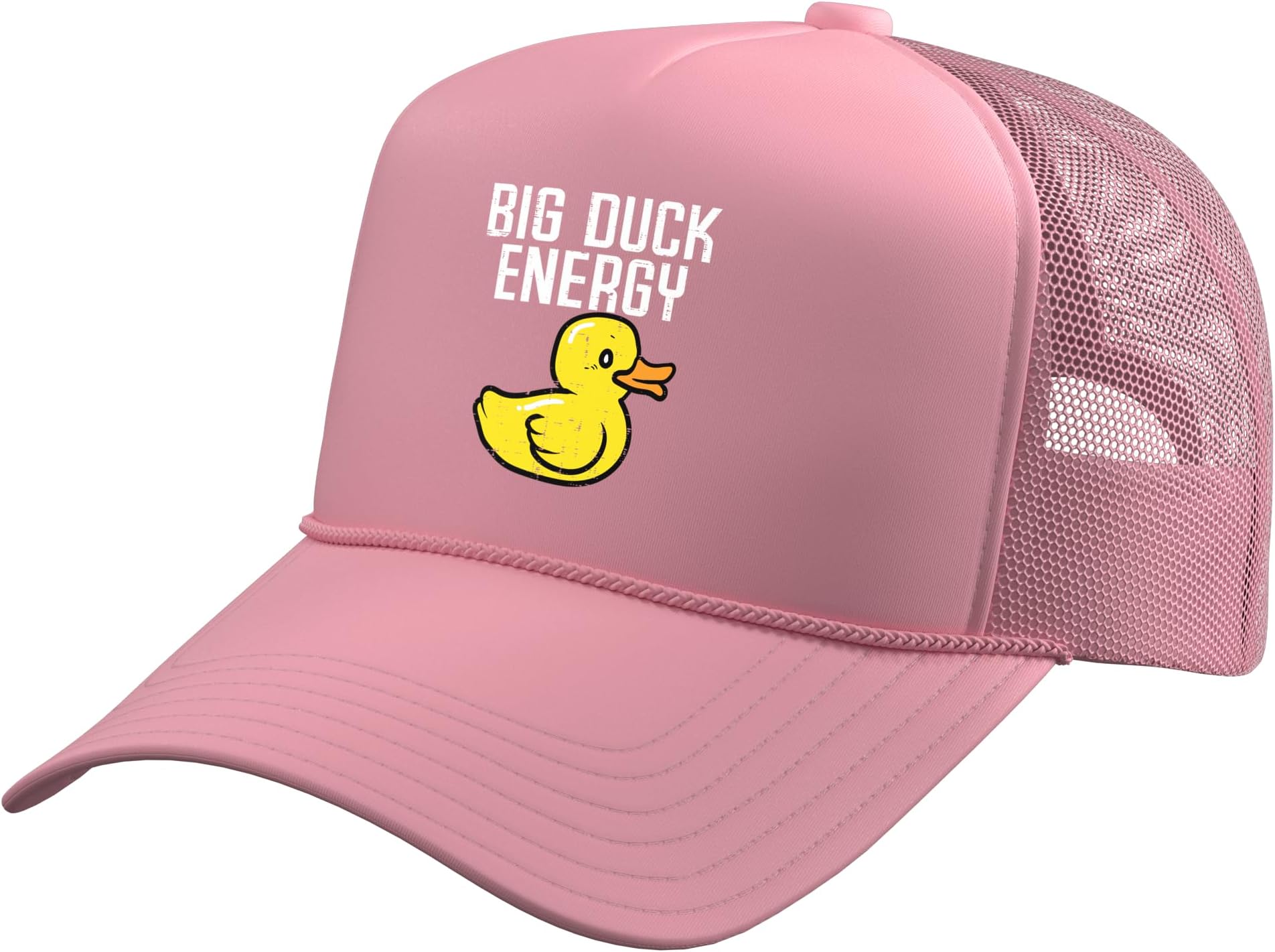 Big Duck Energy Funny Meme Adult Humor Gag Dad Papa Men Trucker Hat with Adjustable Mesh Back