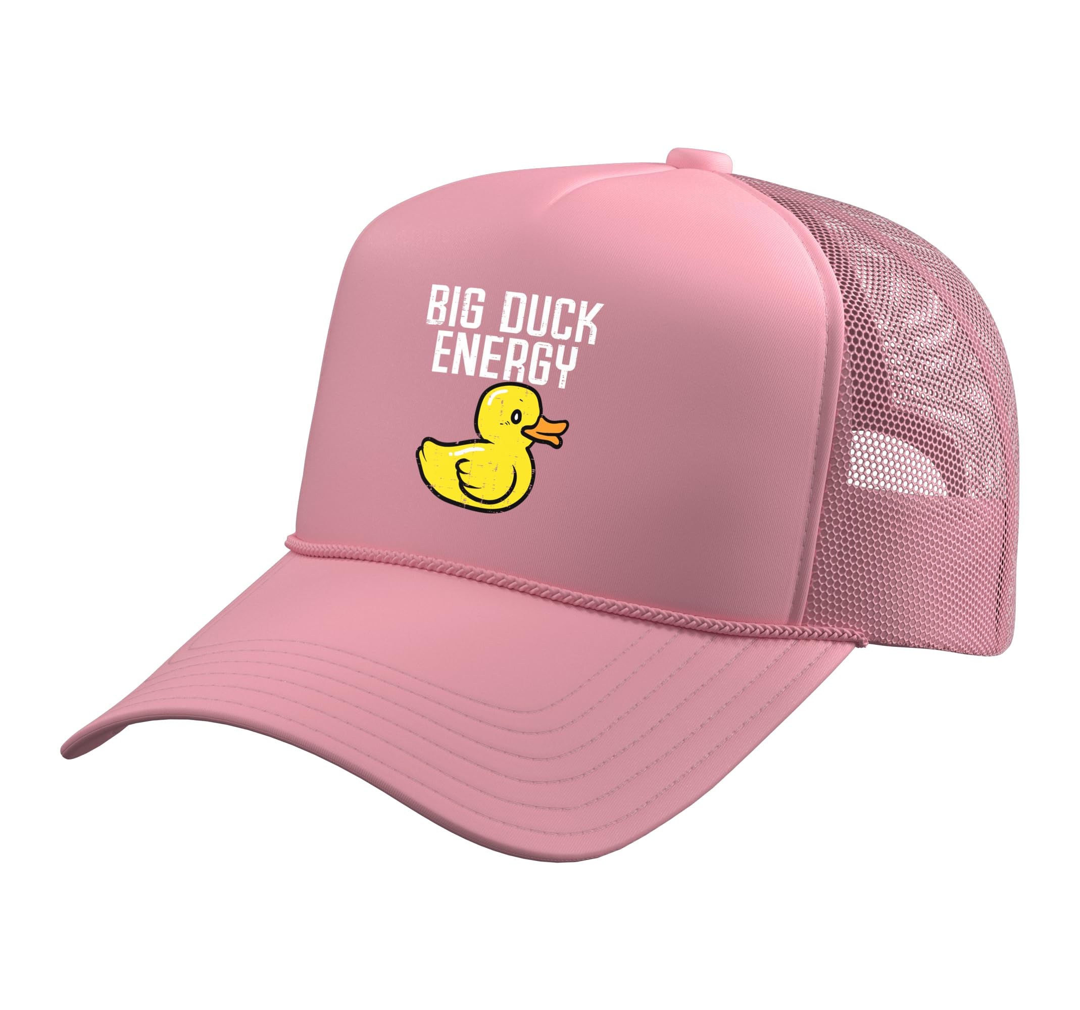 Big Duck Energy Funny Meme Adult Humor Gag Dad Papa Men Trucker Hat with Adjustable Mesh Back