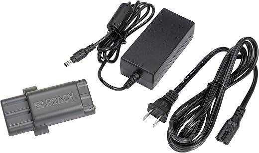 Brady M210 Printer Accessory Power Kit Li-Ion Battery Pack and AC Adapter (M210-PWR-KIT). for use with M210, M210-LAB, and...
