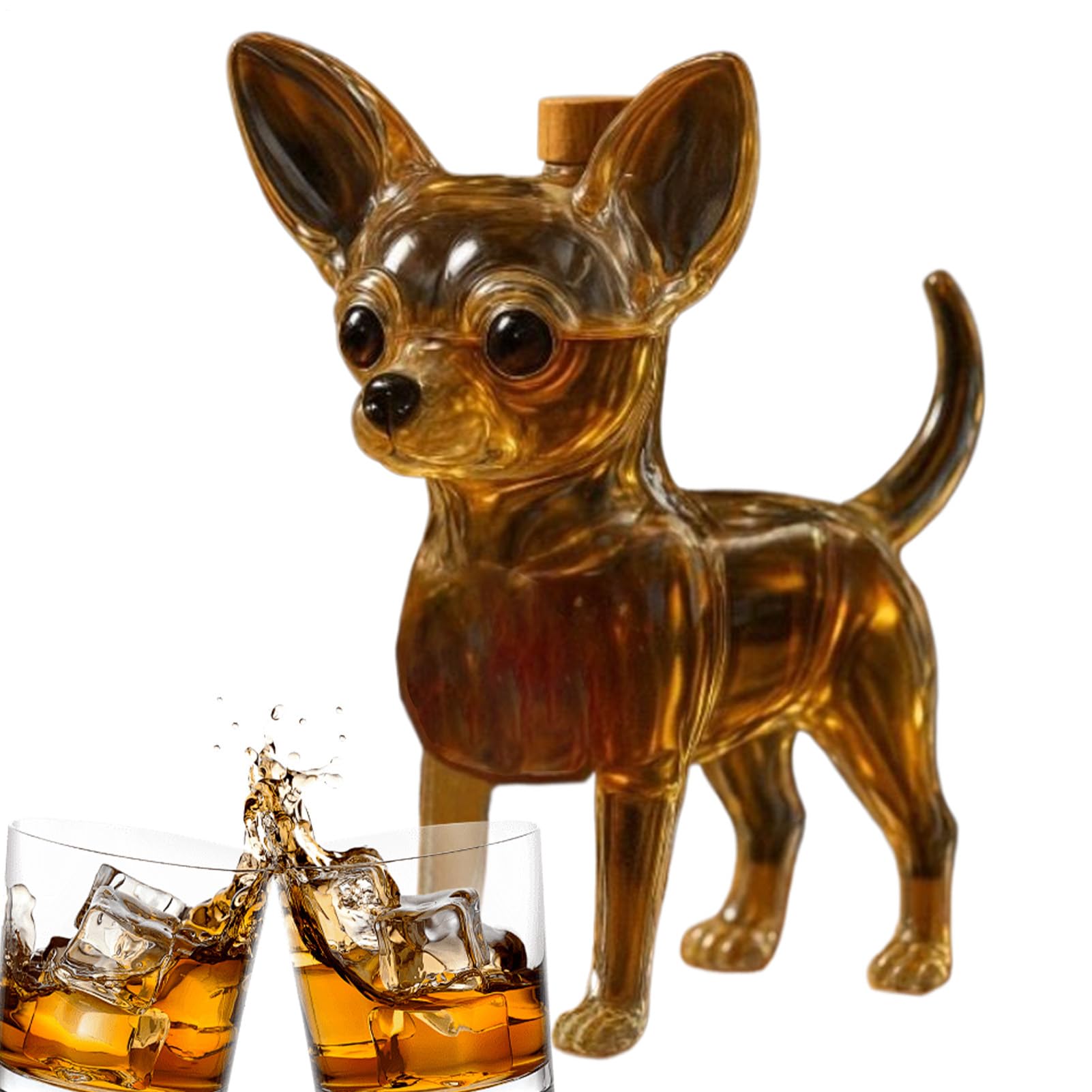 Karafka Na Pojemnik Do Przechowywania Figurki Zwierząt Wódka Bourbon Brandy