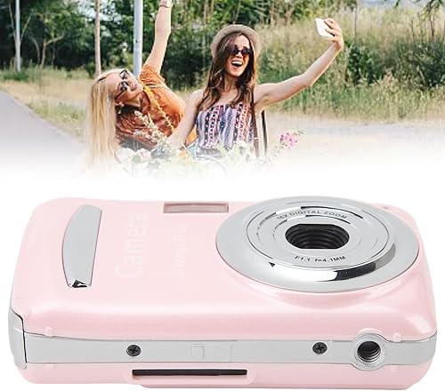 Miniatura 6 de Cámara digital FHD 1080P para niños, enfoque automático, 2.4 16 MP 16X zoom digital portátil, mini cámara portátil, cámaras antivibraciones para Rosa