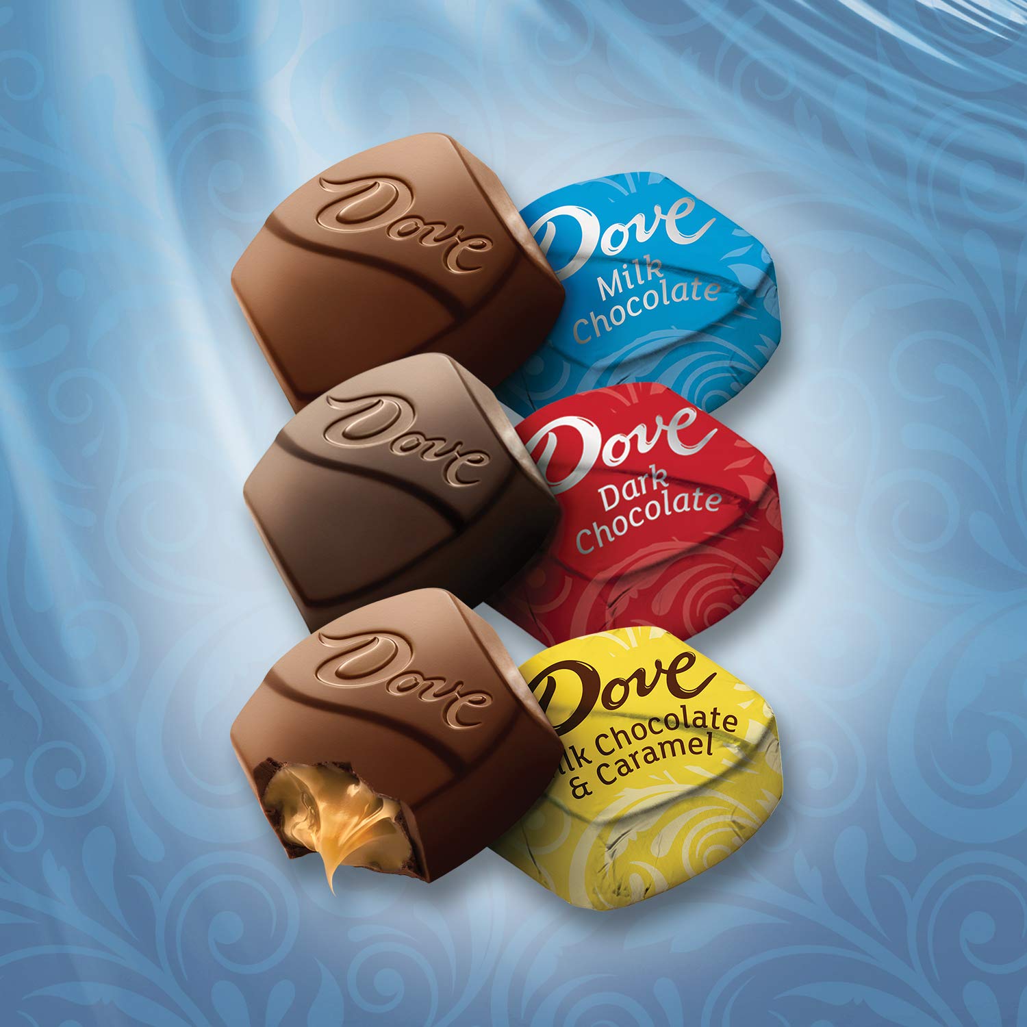 DOVE PROMISES Variety Mix Chocolate Valentine's Day Candy, 43.07-Ounce Bag 150 Pieces