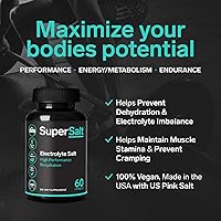 Vista 5 de Suplemento de electrolitos Keto, tabletas de reemplazo de sal para rehidratación oral rápida y recuperación después del entrenamiento, magnesio