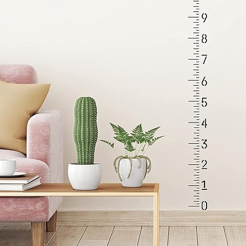 Miniatura 6 de Deezio Plantillas de pavimento con números de 6 pulgadas, plantillas entrelazadas, plantillas de bordillo y medianas, plantillas comerciales,