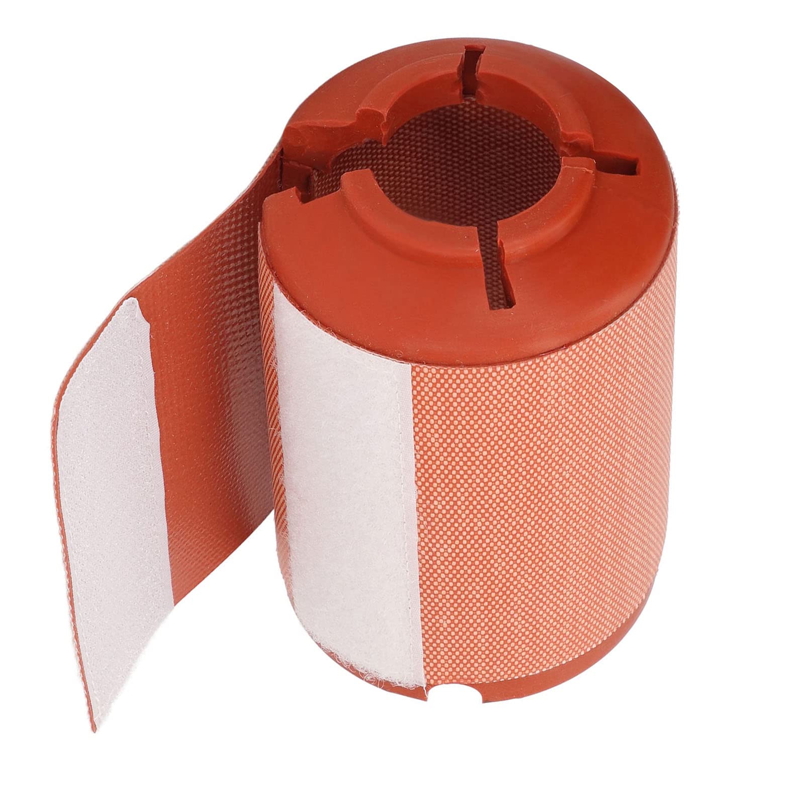FAXIOAWA Isolierte Eimer-Bandheizung, elektrische Eimerheizung, 220 V, 120 W, Silikonkautschuk-Thermostat, isolierte Fassheizung für kleine Isoliertanks, Filter