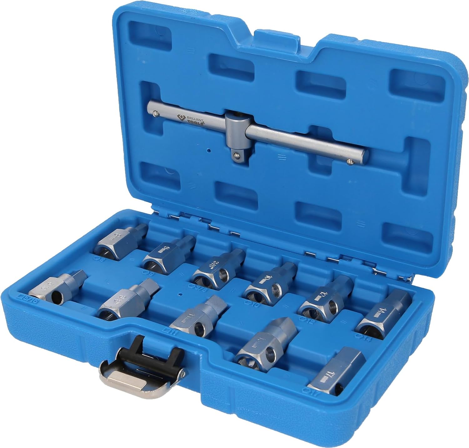 Brilliant Tools BT711150 12-Piece Set Oil Service Socket Set