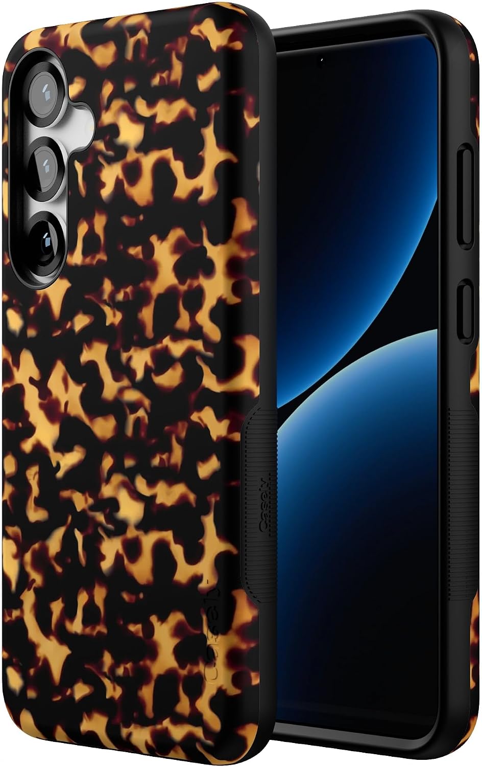 Casely Galaxy S25 Plus Case | Shell Shocked | Tortoise Print | Bold Protective Design | Compatible with MagSafe