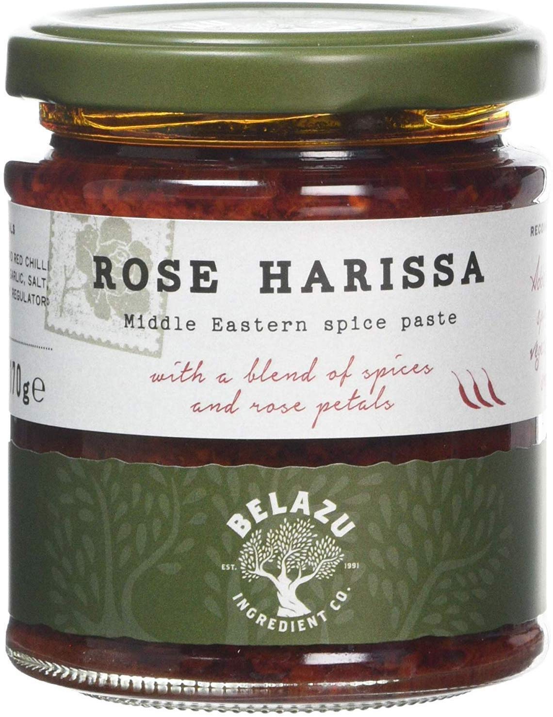 Belazu Rose Harissa 170 g (lot de 4)