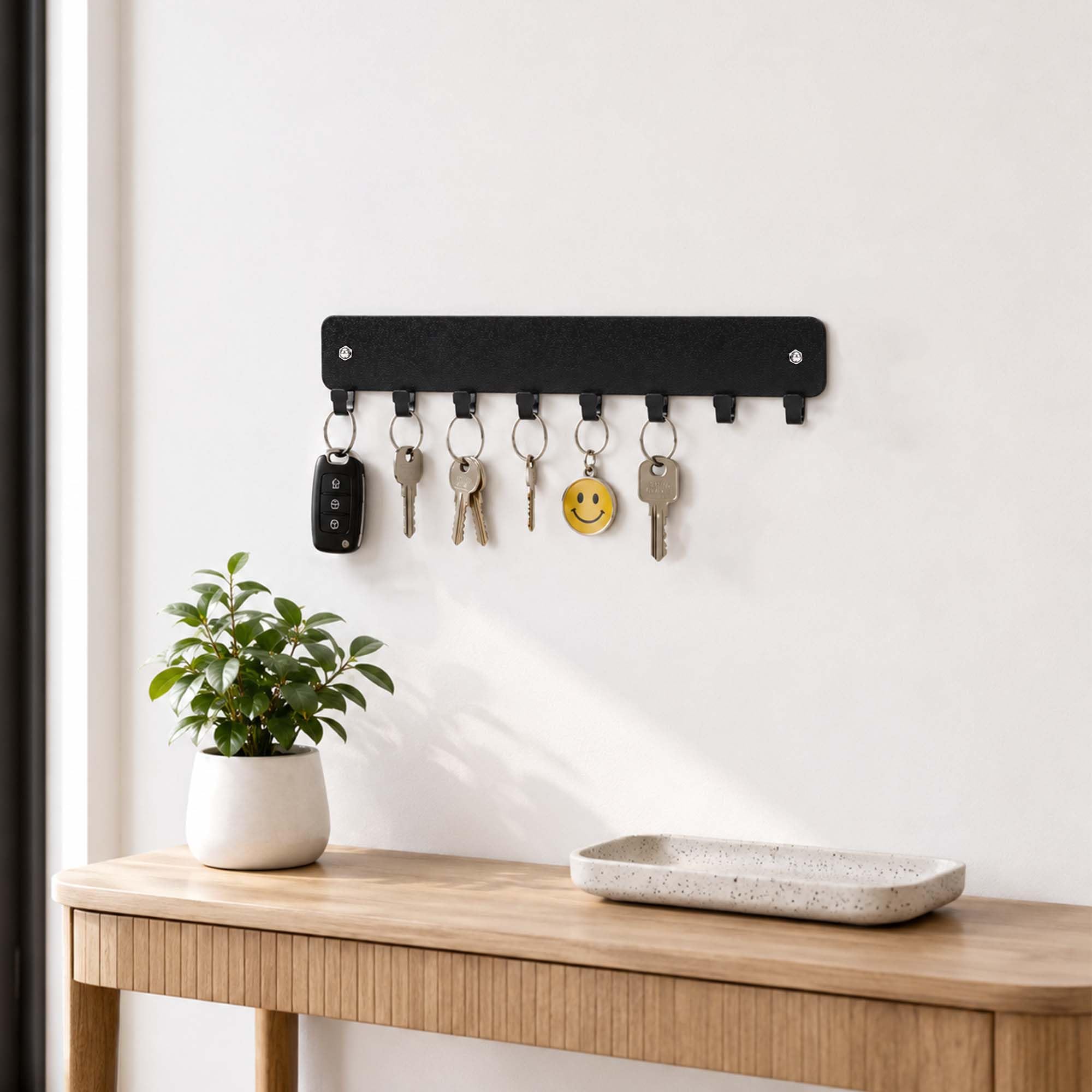 Metal Key Holder - Stylish Wall Mount -6