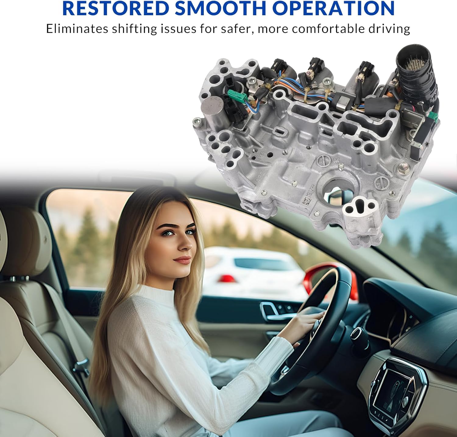 JF015E RE0F11A CVT Transmission Valve Body Compatibile with N-issan Sentra 1.8L 2013-2019 Replaces 31705-X428C 31705-X428E