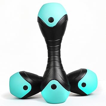 ARTINO Dumbbells (Boxed in Pair) (Choose of 2KG, 3KG, 4KG, 5KG, 7.5KG) for Home Gym Exercise, Fitness and Weights for Women and Men Oval Dumbbells Set - image, photos