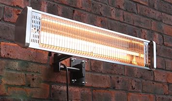 Hanging Patio Heater, Halogen Heating Electric Heater with Remote Control Infrared Patio Heater Ideal for The Terrace/Market Umbrella/Roof/Pavilionpavillon