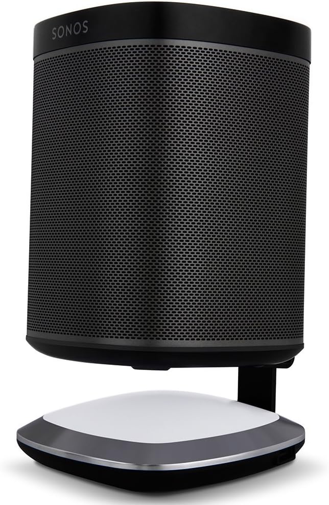 Flexson Illuminating Charging Stand for Sonos Play: 1 - Black (Single), P1DSL1021