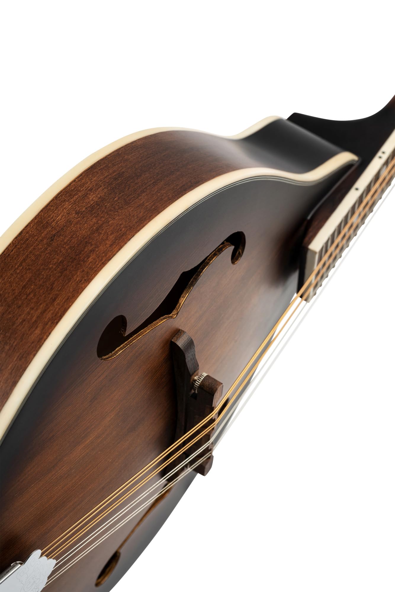 Ortega Guitars Mandoline Style A Acoustique – Ouïes en F – Série Americana – Épicéa/Érable, Marron (RMA30-WB)