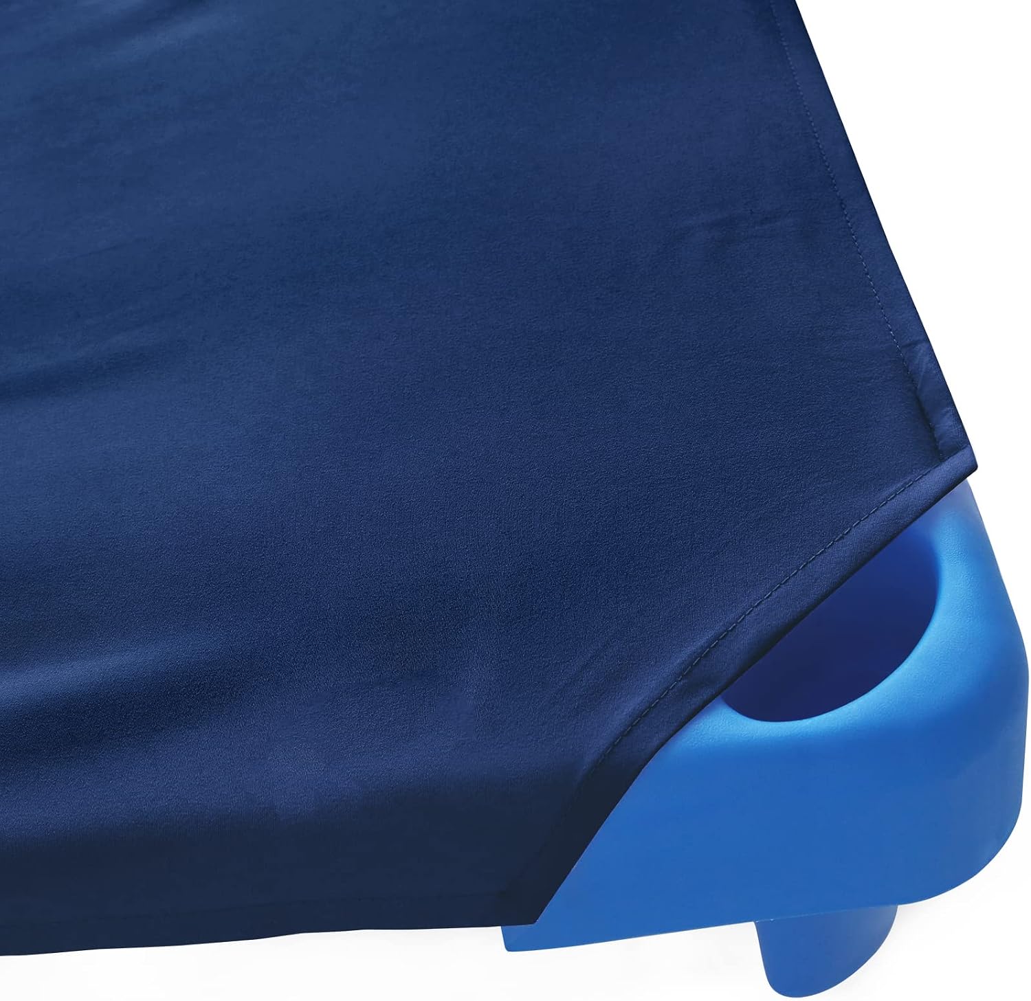 Cot Sheets for Daycare Standard Size 10 Pack - Fits 23" x 51" Cot, Daycare Essentials, Children’s Naptime Cot Sheet, Navy, Breathable Microfiber Nap Sheet for Boys and Girls