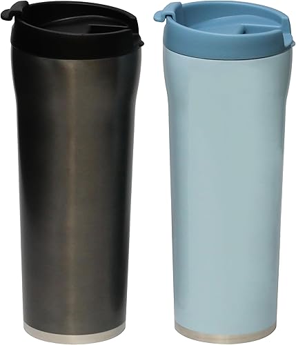 Miniatura 21 de MIRA Taza de viaje para café de 12 onzas, vaso aislado de acero inoxidable con tapa a prueba de fugas, taza para bebidas calientes y frías, color