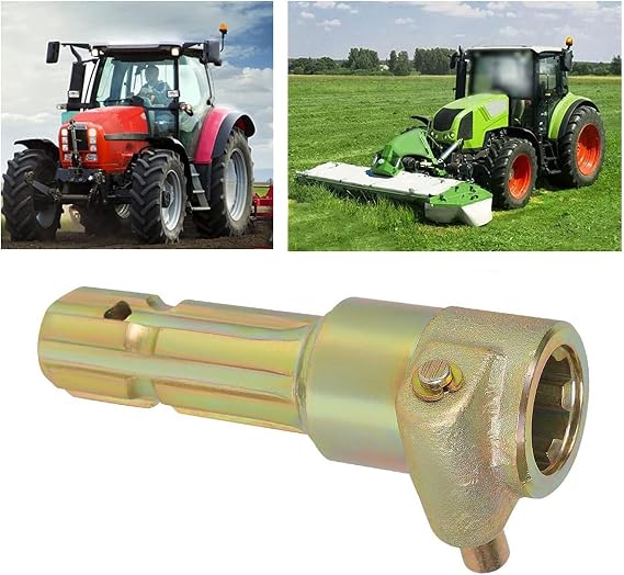 6 Spline PTO Extender for Tractor, PTO Adapter with 1 3/8in 6 Spline Female and Male, Quick Connect for Power Output Extension, Suitable for Various Tractors