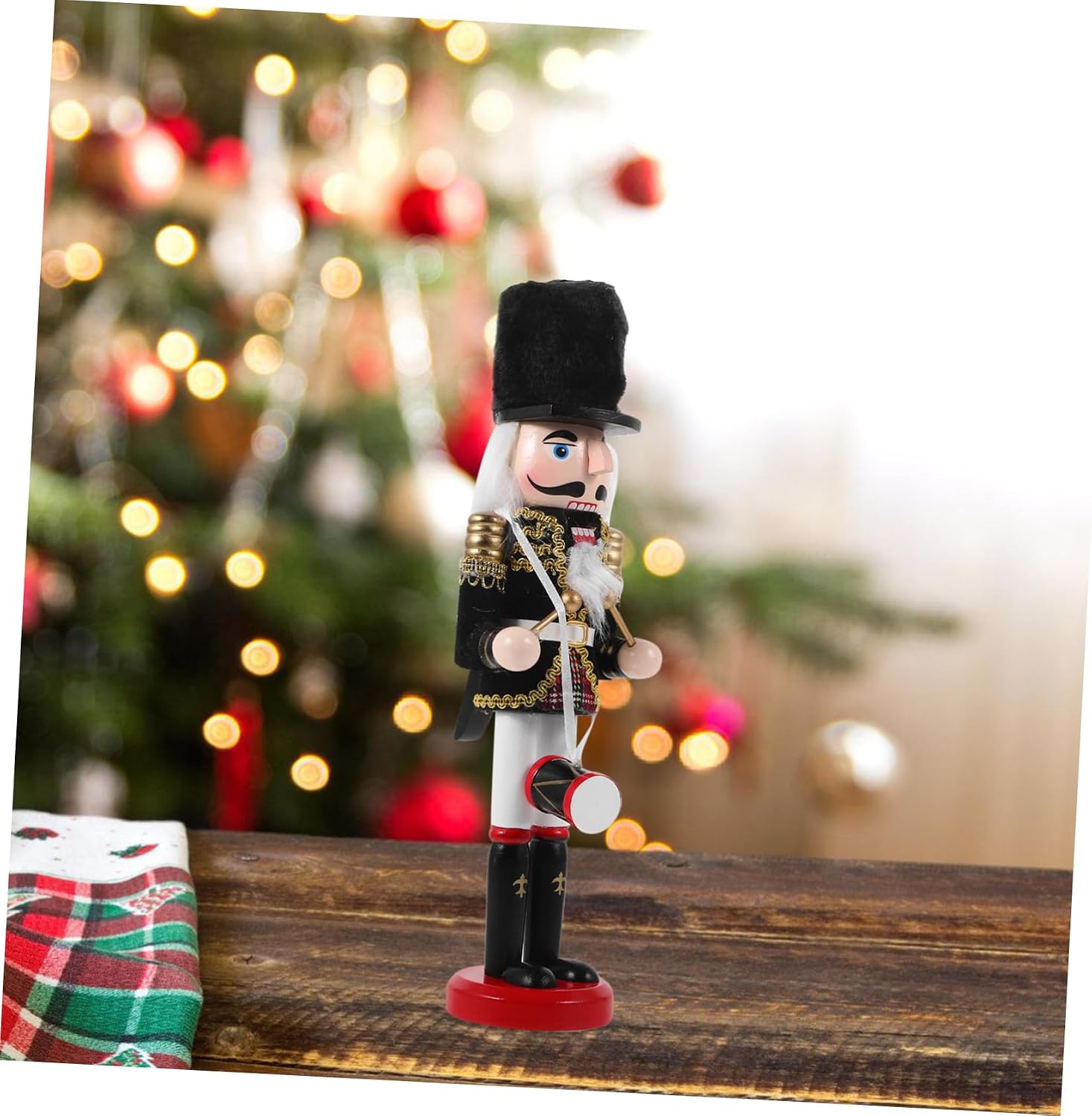 NOLITOY Christmas Nutcracker Figure Nutcracker Soldier Decoration for Holiday Festivities Cheerful Xmas Ornament for Home Office and Friends