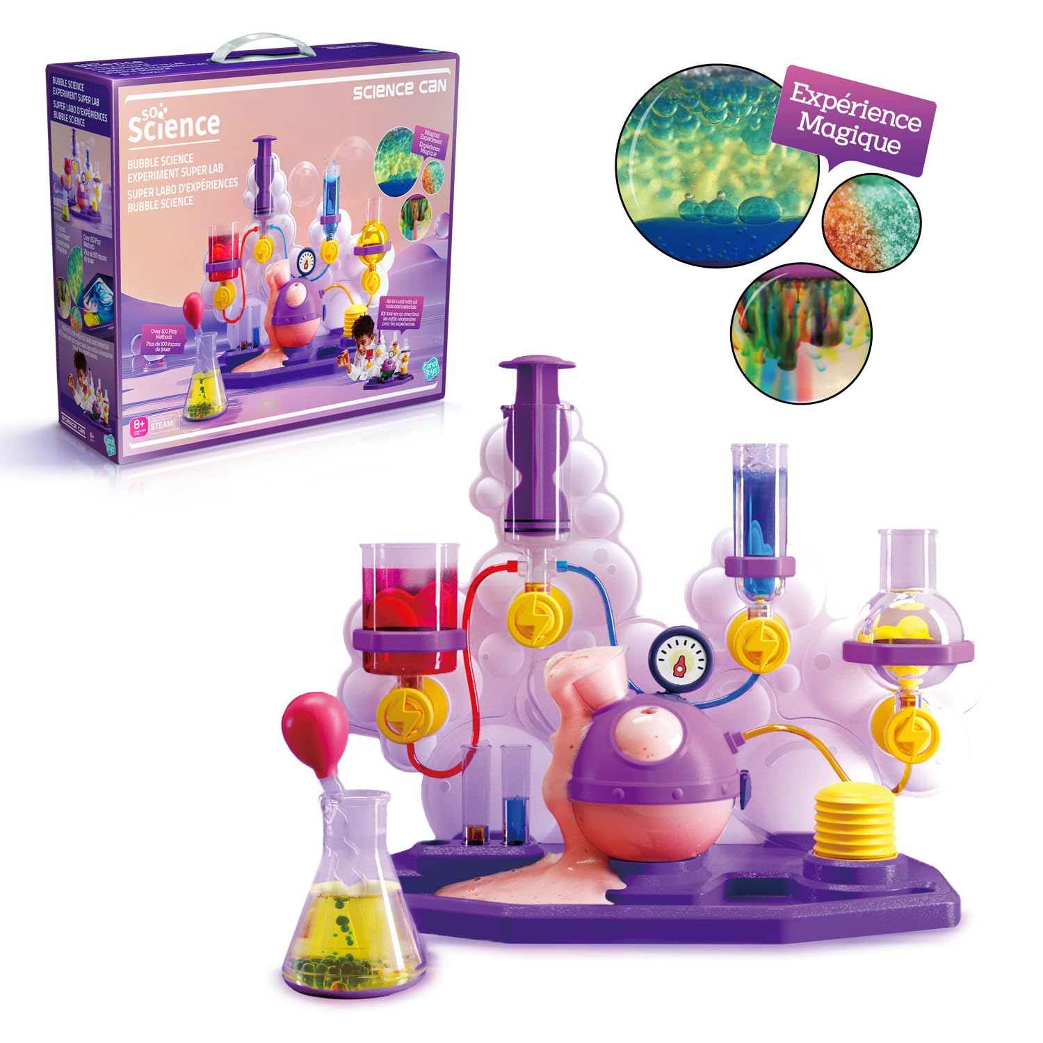 Canal Toys - So Science Super Labo Bubble Science – Kit Scientifique 8+ Ans