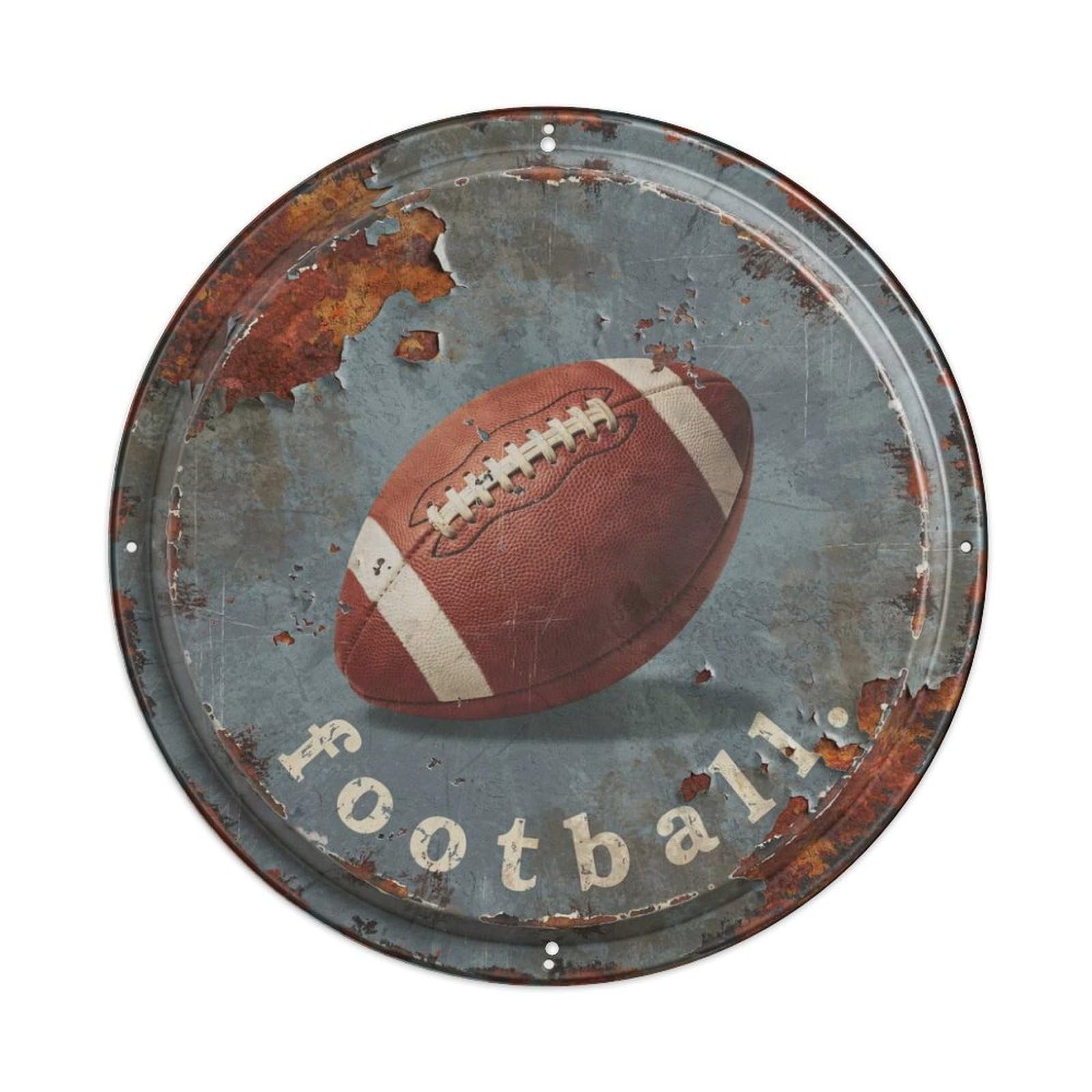 Football Metal Tin Sign Plaque