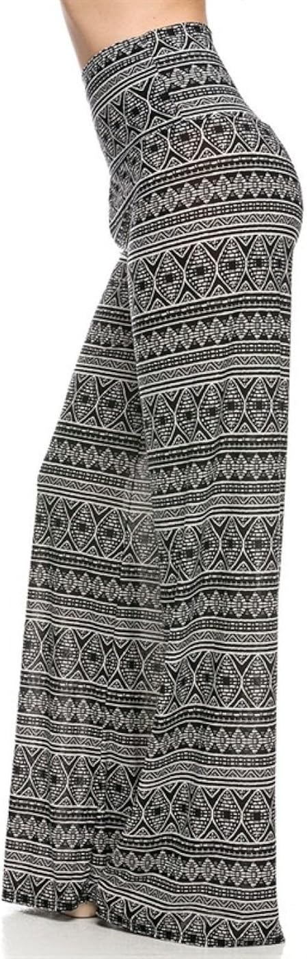 2LUV Women's Paisley Print Palazzo Pants