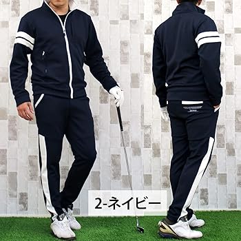 Amazon | [MC MensCasual] [エムシー]ゴルフセットアップ ゴルフウェア